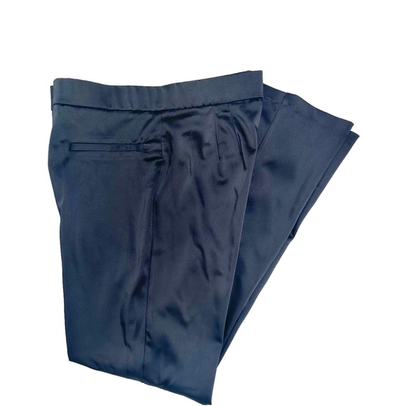 Zara Satin Flared leg Trouser pants in Size Large. NWT - Picture 1 of 6